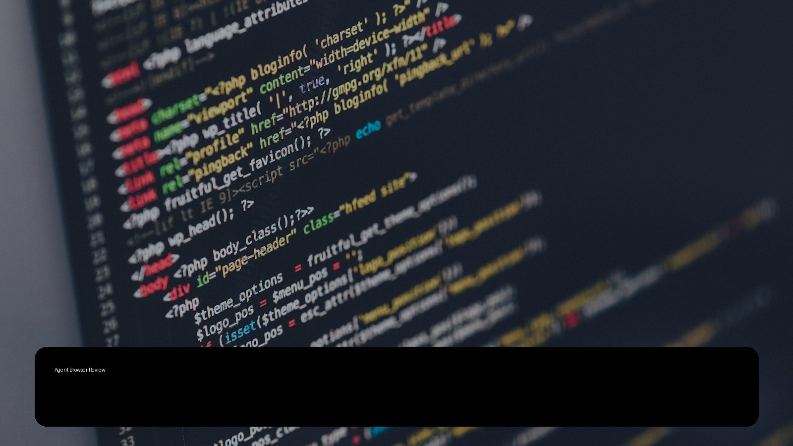Agent Browser workflow overview